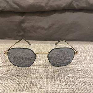 Krewe Ward 24K Gold Sunglasses